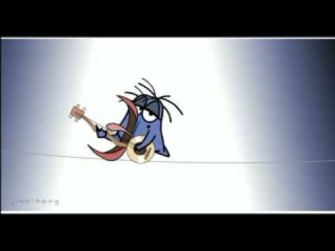 a funny singing bird, la ola.....