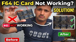 Solución para la placa IC F64 que no funciona | Solución para la placa de programación IC F64 que...