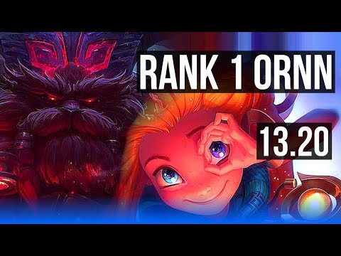 ORNN vs ZOE (MID) | Rank 1 Ornn, 6/1/18 | NA Challenger | 13.20