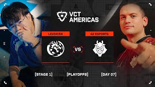 LEV vs. G2 - VCT Americas Stage 1 Playoffs - Grand Finals