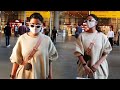 Parineeti Chopra Refuse To Remove The Mask Was In Hurry That She Had Not Stop For Click