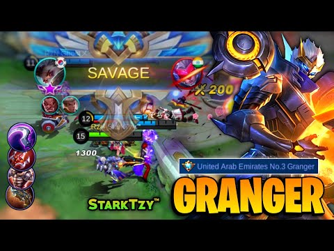 SAVAGE! Granger Perfect Bullet [Top Global Granger Gameplay] By StarkTzy™ - Mobile Legends