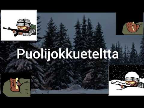Yö talvisella morttileirillä kopiopasta