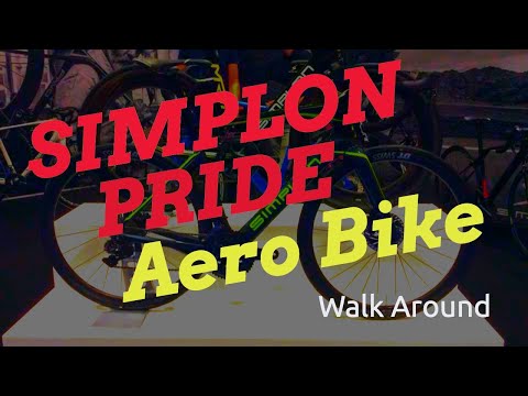 Best aero road bike? SIMPLON PRIDE Aero road bike walk around. Fast aero road bike from Austria.