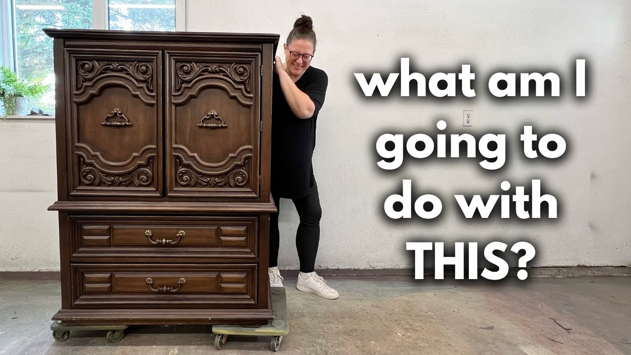 Outdated to On Trend | Transforming outdated furniture into something I can sell for a profit!