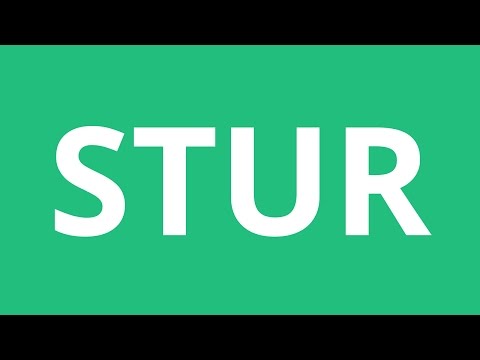 How To Pronounce Stur - Pronunciation Academy