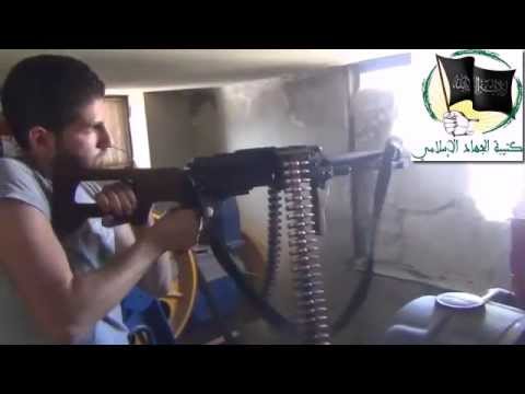 استهداف قوات النظام في مدينة حمص برشاش ال آر بي كي من قبل كتيبة الجهاد الإسلامية