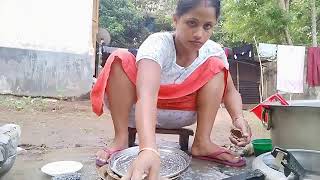 Indian Lady upsk**t washing dishes