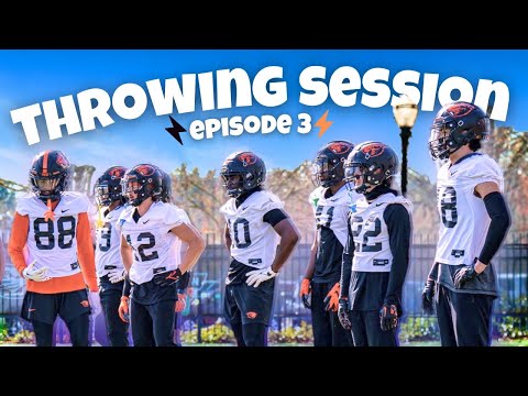 D1 WR & QB Throwing Session | Episode 3