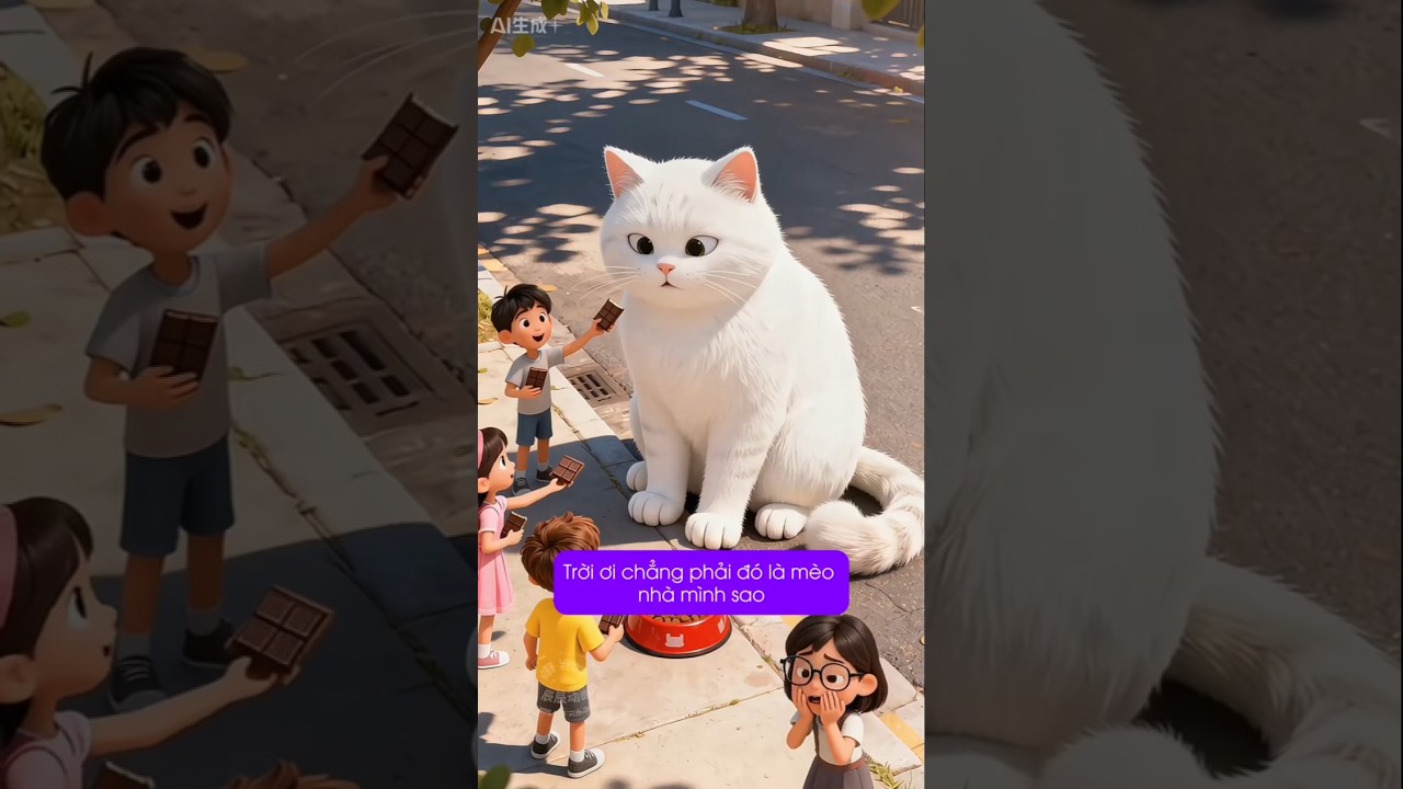 Mèo trắng khổng lồ