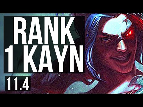 KAYN vs KARTHUS (JUNGLE) (DEFEAT) | Rank 1 Kayn, 6 solo kills, Rank 11 | BR Challenger | v11.4