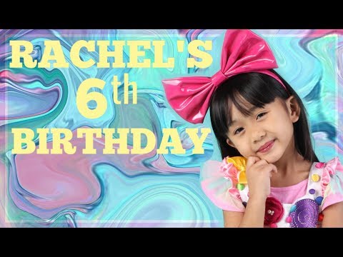 RACHEL'S 6TH BIRTHDAY UNICORN & CANDYLAND PARTY