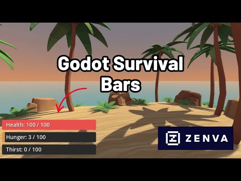 How to Make Survival Stat Bars in Godot 4