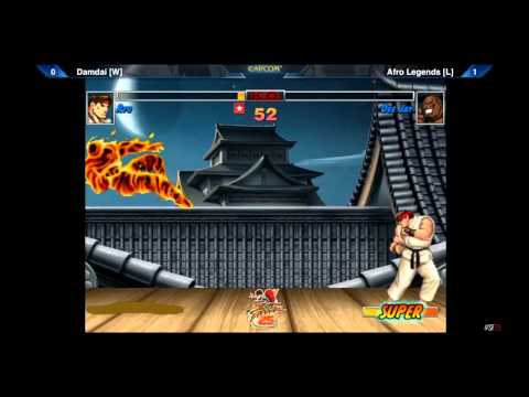 Street Fighter 25th Anniv. Tournament SSF2: Turbo Grand finals. Afro Legends vs. Damdai
