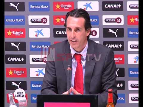 Rueda de prensa Emery tras el partido copero RCD Espanyol 3-1 Sevilla FC