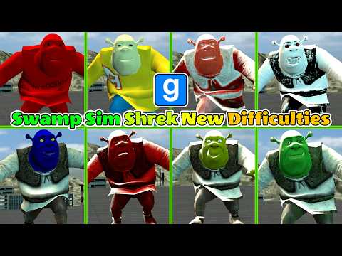 Gmod: Swamp Sim Shrek – New Difficulties // Uncanny, C00lkidd, VHS, John Doe █ Garry's Mod █