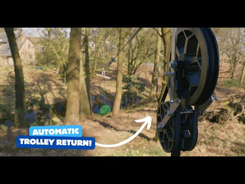 Automatic Zip Wire Return Device | Automatic Zip Line Trolley Return System | Limitless Zip Wires