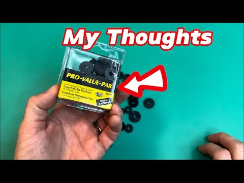 DANCO Assorted Flat Washer PRO Set, Black, 100-Piece (34441)