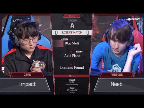 [2018 GSL Season 3] Code S Ro.16 Group A Match4 Neeb vs Impact