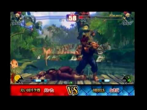 [SF4 Japan Nationals] Eita (Ak) Maeda (Balrog) Rikuson (Sa) vs Mago (Sa)Tokido (Ak) Akimo (Ho) #3