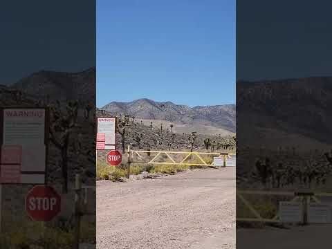 Over Flown By Area 51's "Ghost Hawk" At The Front Gate