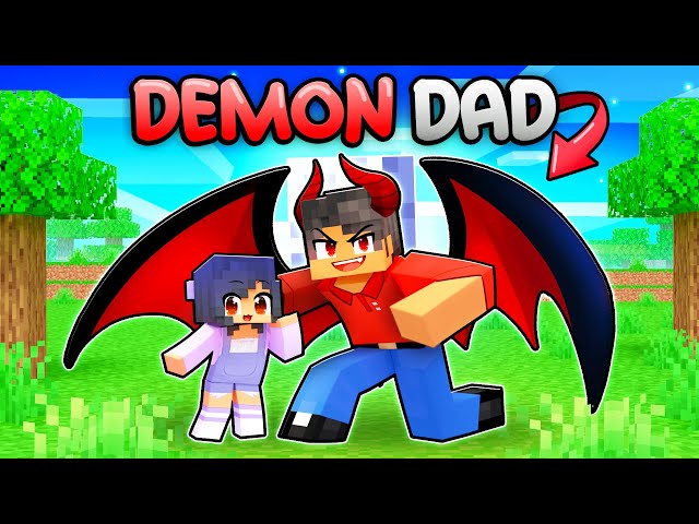 Raised by my DEMON DAD in Minecraft! SDDEFAULT Thumbnail
