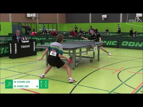 Mathis Kohne - Marko Panic I Achtelfinale Einzel - Deutsche Meisterschaften Schüler/innen 2019