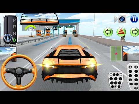Thumbnail for New Orange Lamborghini on Highway - 3d Driving Class android game || Car Game #gameplay #cargame by orange lamborghini