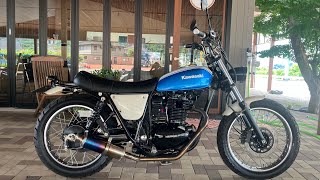 KAWASAKI 250TR FIモデル　BJ250F カスタム　フロントフォークOH 社外マフラー　社外テールランプ　社外フェンダー　機関良好