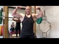 PAUL LATHAM BODYBUILDER MOTIVATION 11 WEEKS OUT PCA SHOULDER TRAINING POSING CRASH