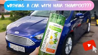 Can you wash a car with hair shampoo???