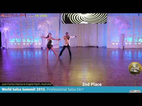 WSS15 Feb7. Pro Salsa On1 2nd Place Juan Carlos Ospina & Angela Fayth, Australia. REC 4K UHD