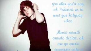 Justin Bieber Feat. Jessica Jarrell-Overboard / Por la borda (Lyrics English/Spanish)