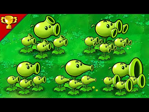 Plants vs Zombies : Mutant Peashooter Team Use Clone Food ( pvz Epic Mod 2022  )