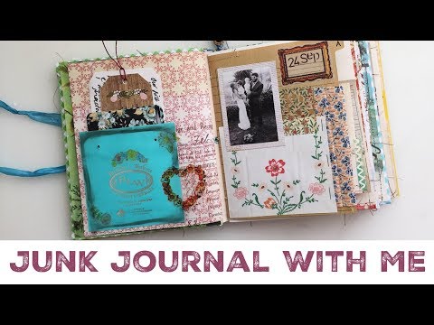 junk journal with me  process video ideas tips