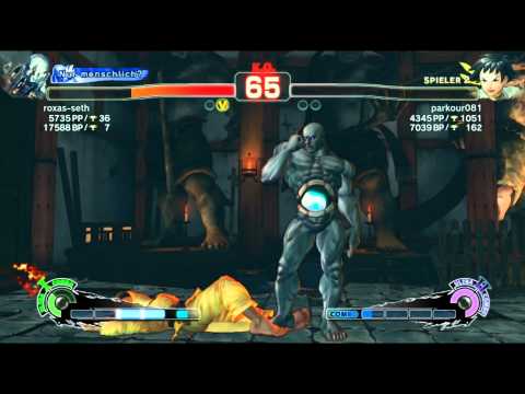 SSF4: AE PSN MATCH roxas-seth (Seth) Vs. parkour081 (Makoto)