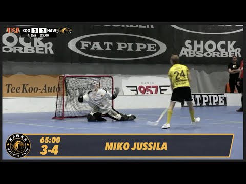 Maalikooste: Koovee Miehet vs. Hawks 3 - 4 VL (20.12.2020)