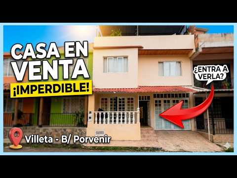 CASA EN VENTA VILLETA, CUNDINAMARCA BARRIO PORVENIR
