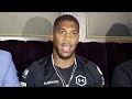 ANTHONY JOSHUA ON SEEING ANDY RUIZ JR AGAIN AFTER KO LOSS "I DONT HATE THE MAN..."