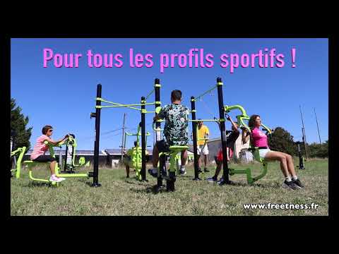 Station Combo 4-1 -  Échelle horizontale, Abdos, Multi press, Chaise romaine, Lombaires_3