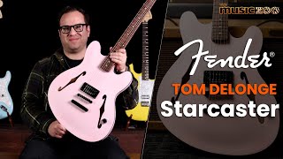 Video thumbnail for The Fender Tom DeLonge Starcaster Demo Video & Review at The Music Zoo! by The Music Zoo