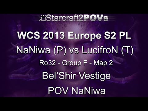 SC2 HotS - WCS 2013 EU S2 PL - NaNiwa vs LucifroN - Ro32 Group F - Map 2 - Bel'Shir Vestige - NaNiwa