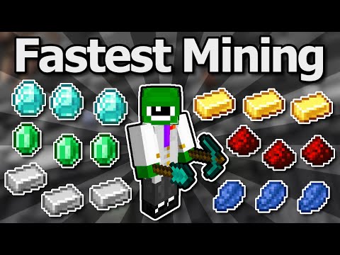 Fastest Ways To Mine Every Ore in Minecraft 1.20 - Diamond, Iron, Lapis, Gold, Emerald & More!