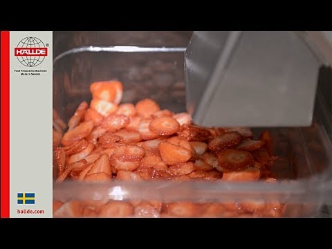 Slice Soft Products in a HALLDE Vegetable Preparation Machine and Combi Cutter