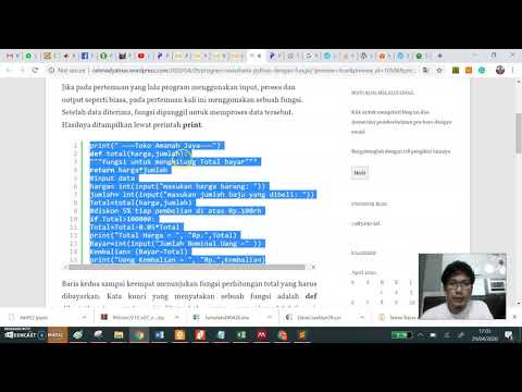 Program Sederhana Python dengan Fungsi – Rahmadya Trias Handayanto