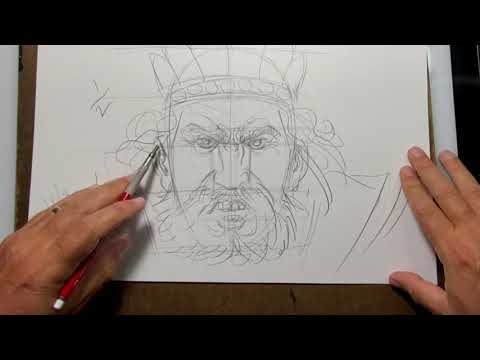 How to Draw Goliath from The Action Bible - Graphic Novel Drawing Tutorial