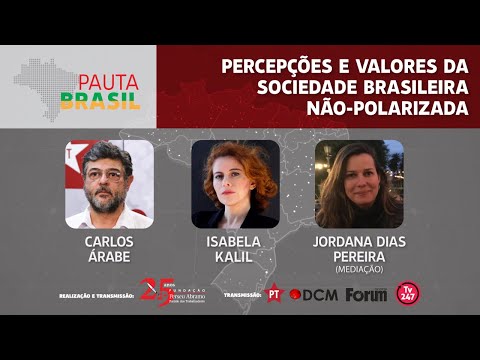 #aovivo | Percepções e valores da população não polarizada | Pauta Brasil