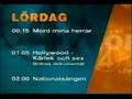 TV4 Avslutning Med Nationalsång Och Tablå