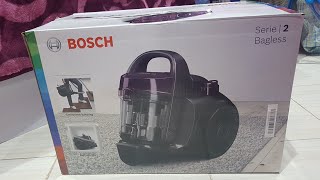 Unboxxing, Bosch Vacuum Series 2 Bagless vacuum cleaner purple BGS05A222|ayg vlogerz