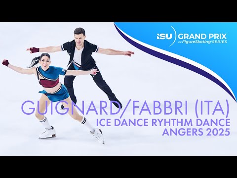 Charlene GUIGNARD / Marco FABBRI | Ice Dance Rhythm Dance | Angers 2025 | #GPFigure